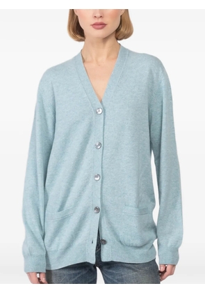Begg x Co Margot button pockets cardigan - Blue