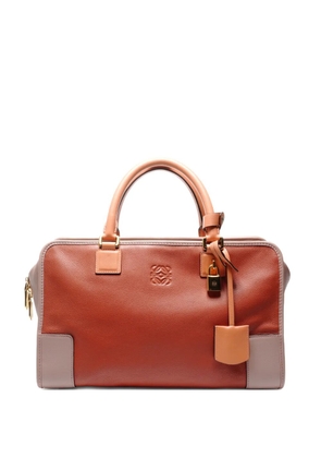 Loewe Pre-Owned 2010-2025s Amazona 36 leather tote bag - Orange