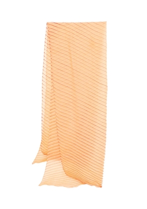 Colombo pleated scarf - Orange