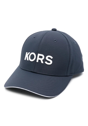 Michael Kors logo-appliqué ripstop hat - Blue