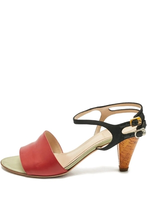 Fendi Pre-Owned leather sandals - Red