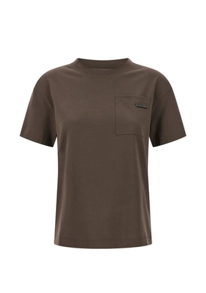 Brunello Cucinelli pocket T-shirt - Brown