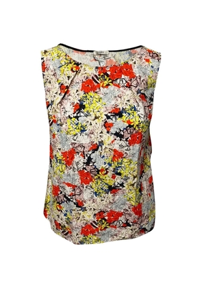 ERDEM floral-print sleeveless top - Neutrals