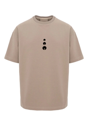 HAMZA Triangle graphic T-shirt - Neutrals