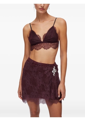 LIU JO lace bralette - Purple