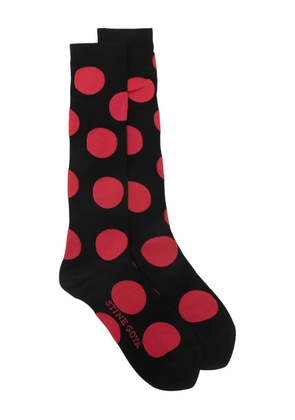 Stine Goya polka-dot socks - Black