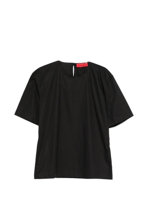 THELATEST Dean short-sleeve blouse - Black