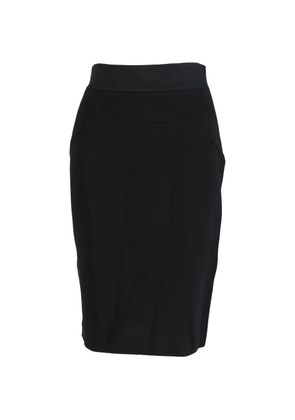 Diane Von Furstenberg Vintage cotton midi skirt - Black