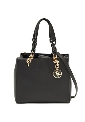 Michael Kors mini Cynthia leather tote bag - Black