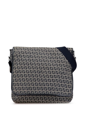 Fendi Pre-Owned 2000-2010 Zucchino Canvas crossbody bag - Blue