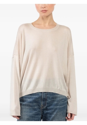 Isabel Benenato long-sleeves sweater - Neutrals