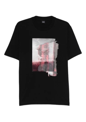 BOSS C-Taut printed T-shirt - Black