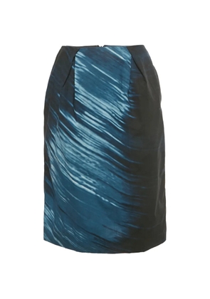 Marni Pre-Owned pencil artistic-print skirt - Blue