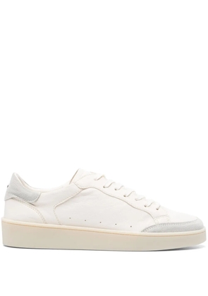 Canali two-tone leather sneakers - White