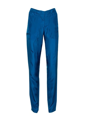 Stella McCartney Pre-Owned satin trousers - Blue
