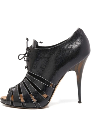 Giuseppe Zanotti Vintage 120mm cut-out heeled booties - Black