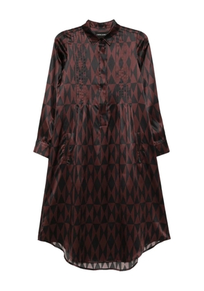 Cynthia Rowley geometric-print dress - Black