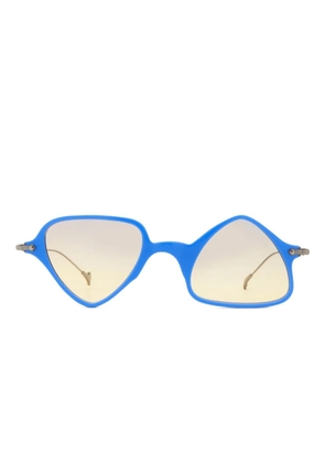 Eyepetizer geometric-frame sunglasses - Blue