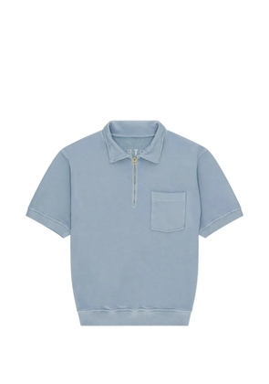 Fortela Yalepm zip chest-pocket polo shirt - Blue