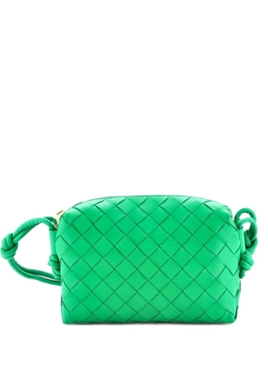 Bottega Veneta Pre-Owned Loop Intrecciato Nappa Mini crossbody bag - Green