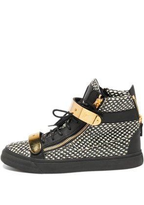 Giuseppe Zanotti Vintage 2024 snakeskin leather sneakers - Black