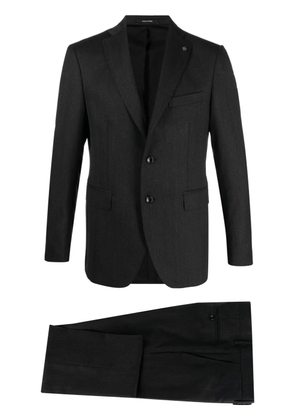 Tagliatore brooch-detail single-breasted suit - Grey