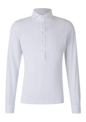 Gran Sasso long-sleeved polo shirt - White