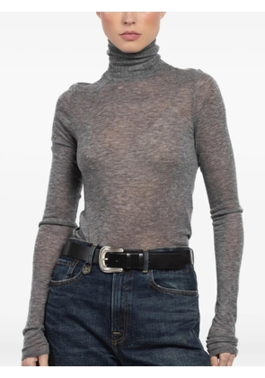 Sprwmn turtleneck long-sleeve top - Grey