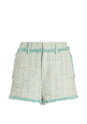 Genny fringed shorts - Blue