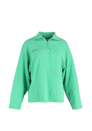 Pangaia double jersey zip sweater - Green