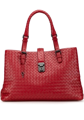 Bottega Veneta Pre-Owned 2012-2025 Medium Nappa Intrecciato Roma tote bag - Red