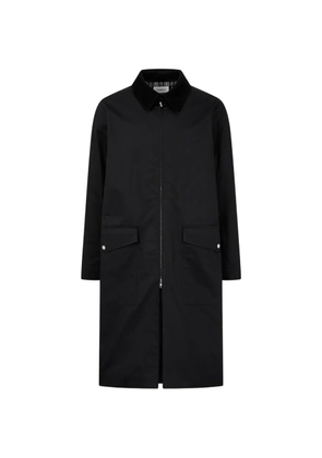 TOMBOY corduroy-collar coat - Black
