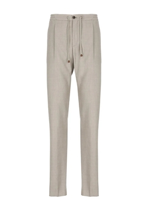 Incotex drawstring-waist trousers - Neutrals
