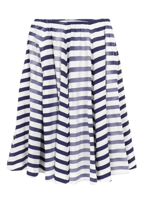 Prada Pre-Owned 2010s striped midi skirt - Blue