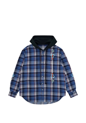 Fortela Ashley hooded shirt - Blue