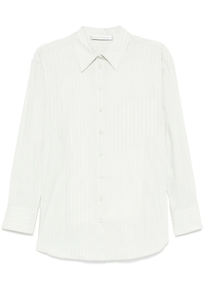 Christopher Esber striped long-sleeve shirt - Green