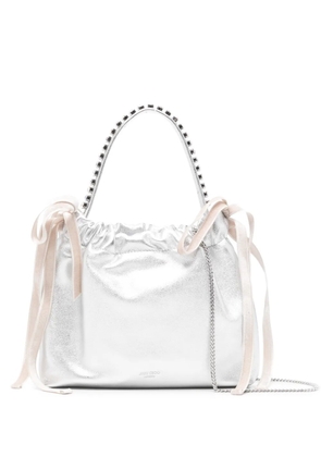 Jimmy Choo drawstrings embellished mini bag - Grey