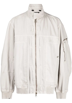SONGZIO Harrington cotton bomber jacket - Grey