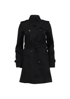 Burberry Pre-Owned long-sleeves trench coat - Black