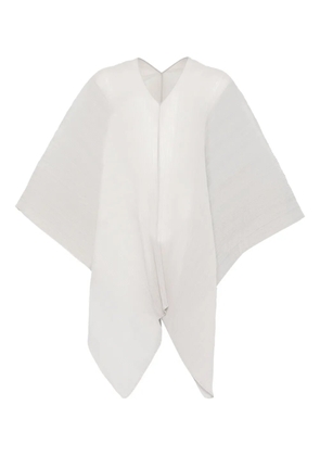 Pleats Please Issey Miyake pleated scarf - Neutrals