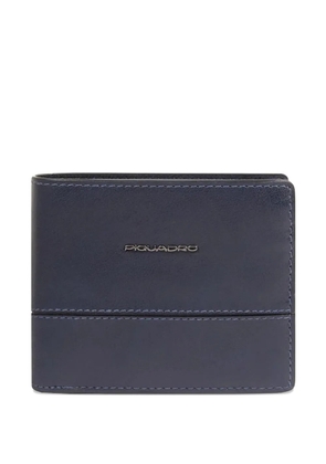 PIQUADRO logo-lettering wallet - Blue