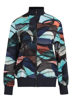 Lygia & Nanny abstract-print bomber jacket - Blue