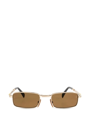 Eyewear by David Beckham Origami rectangle-frame sunglasses - Gold