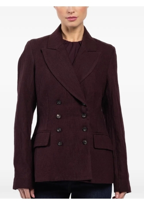 Masnada double-breasted jacket - Purple
