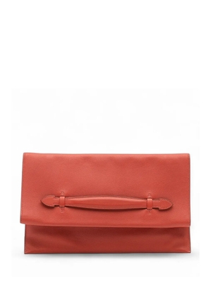 Hermès Pre-Owned 2015 Evercolor Pliplat clutch bag - Red