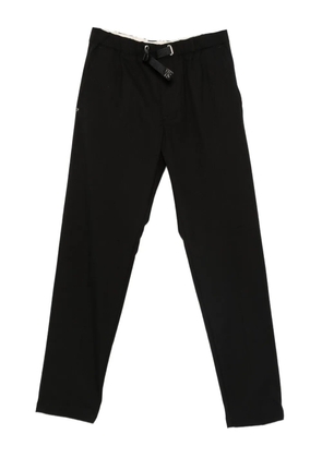White Sand drawstring trousers - Black