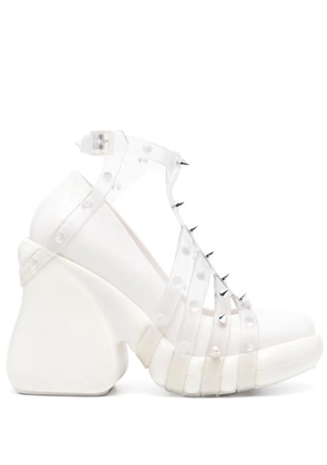 Jean Paul Gaultier x Melissa Punk Love platform pumps - White