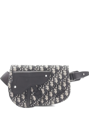 Christian Dior Pre-Owned 2010s Oblique Saddle belt bag - Neutrals