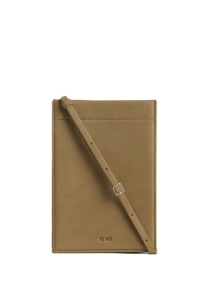 Yu Mei Georgie leather cross body bag - Brown
