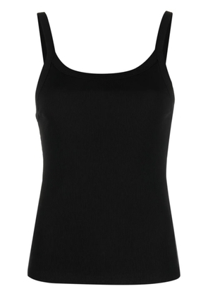 Vince rib-knit tank top - Black